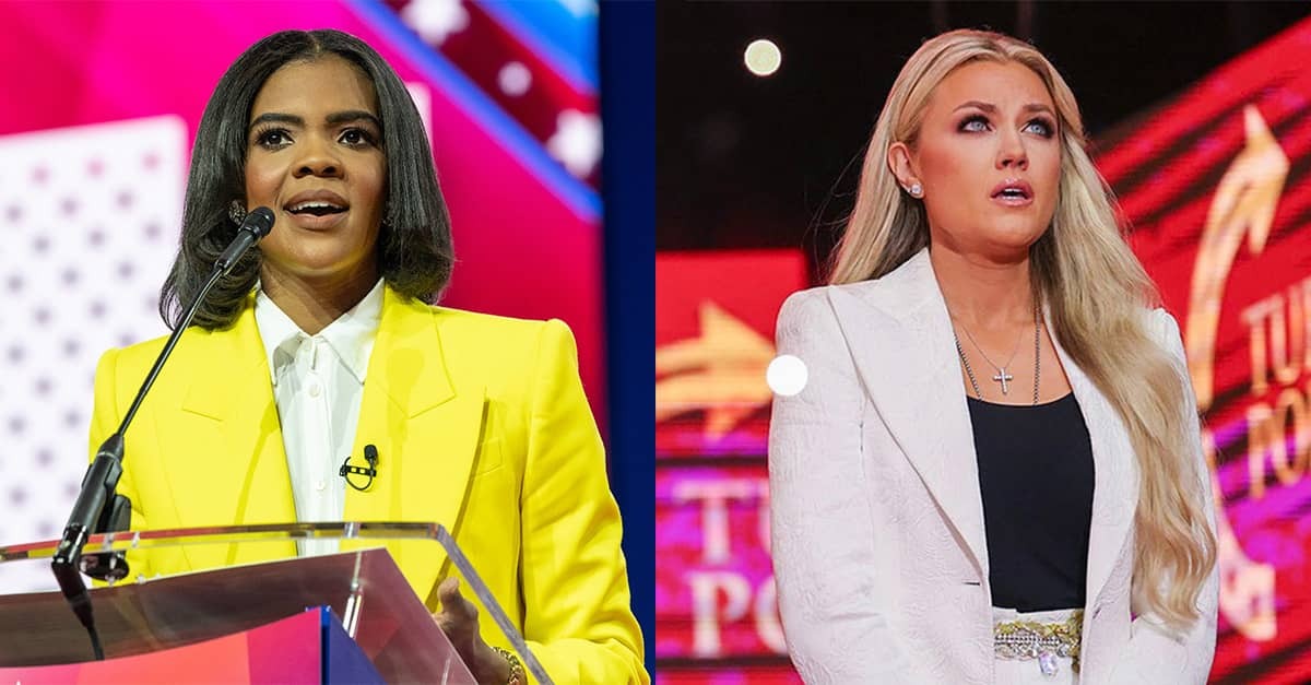 Candace Owens (left) and Erika Kirk (right)