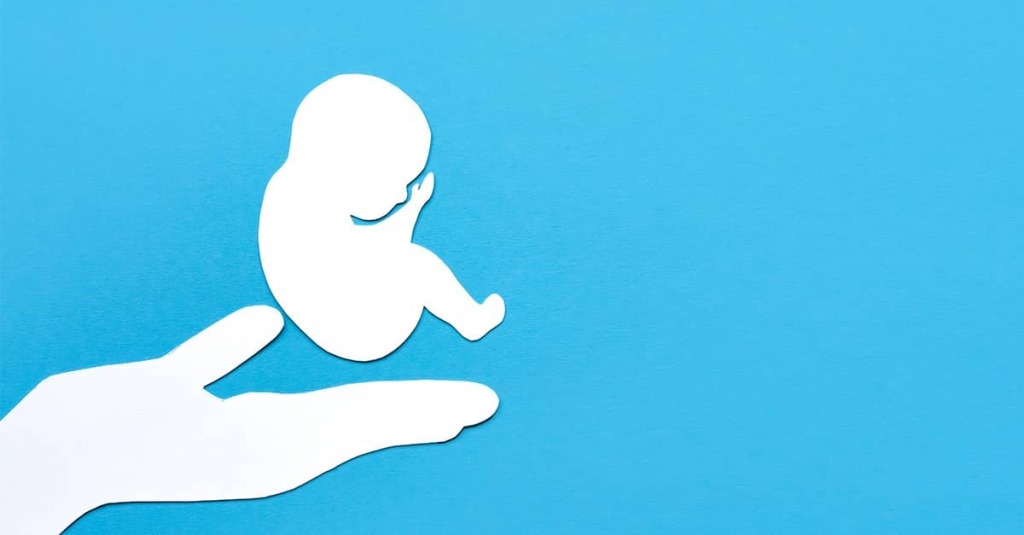 A graphic of a hand tossing a baby forward.