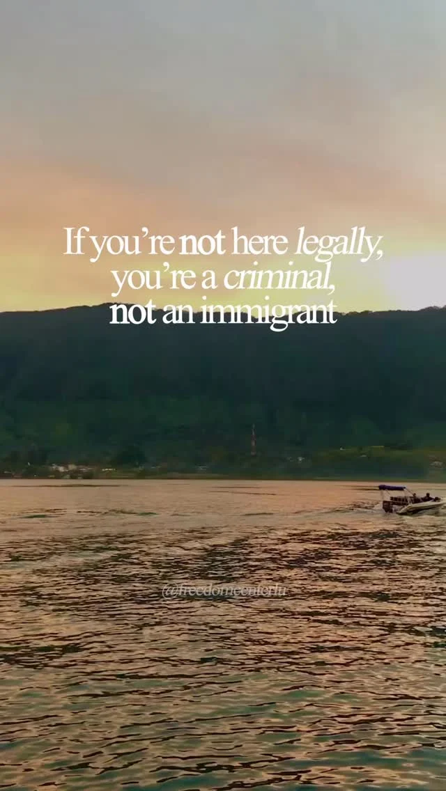 “Illegal immigration” actually is illegal