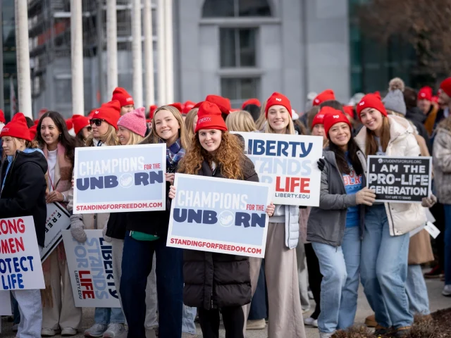 Today, we marched.

We marched for the quarter of Gen Z missing because of abortion.

We marched for the 60+ million babies lost under Roe’s reign of terror.

We marched for the mother facing an unplanned pregnancy, to remind her she is not alone and that she is loved.

More than 1,000 Liberty students carried the flame for life, liberty, and truth in Washington, D.C. today, being a voice for the voiceless and standing up for the most vulnerable.

Life is worth defending. And we will always be there to defend it.