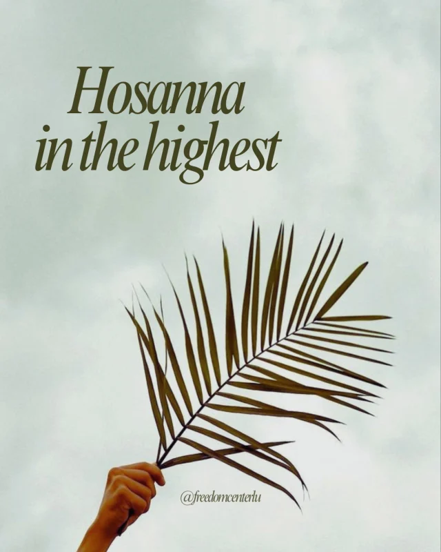 Christ is Lord. The rocks won’t have to cry out.
Happy Palm Sunday!