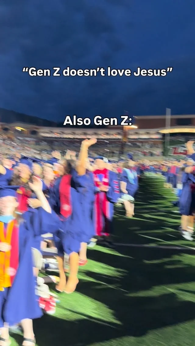 A recent poll from Fox showed that Gen Z is leading the nation in Church attendance. The future is bright!