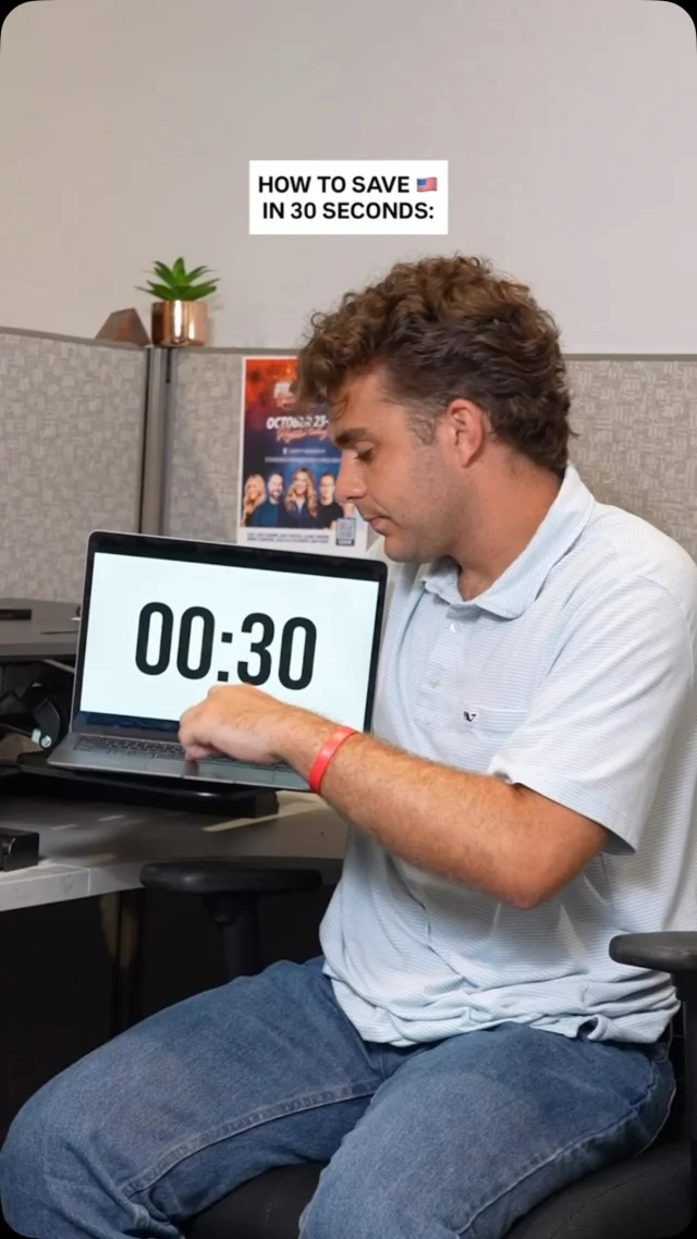 How to save America in 30 seconds!