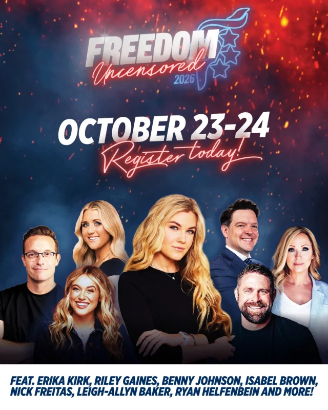 RESERVE YOUR SPOT TODAY!!! Freedom Uncensored is back and bigger than ever @libertyuniversity October 23-24

You will not want to miss it! Register at the link in our bio!